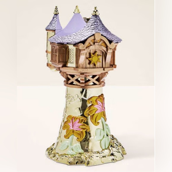 Disney Princess Bath And Body Works NWT Rapunzel Pedestal 3 Wick Candle Holder - Picture 8 of 10